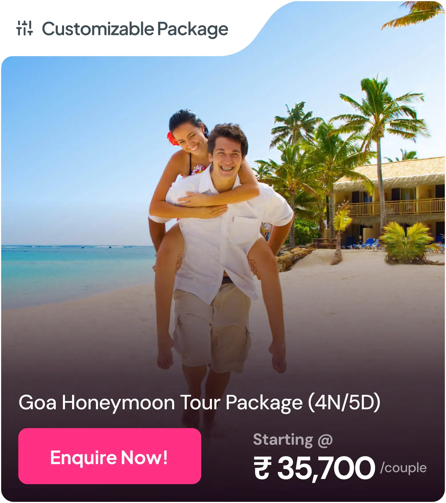 Goa Honeymoon Tour Package