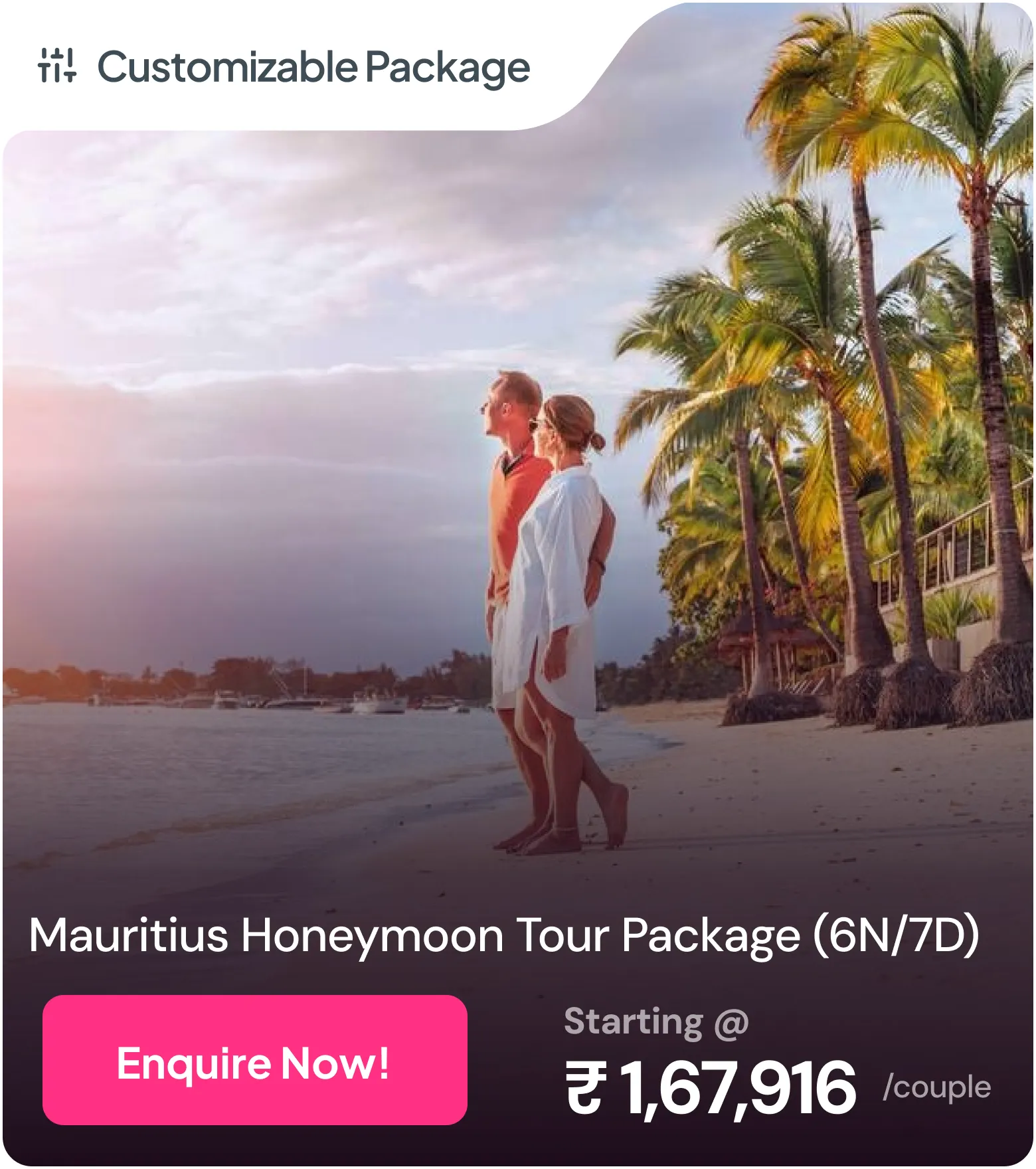 Mauritius Honeymoon Tour Package